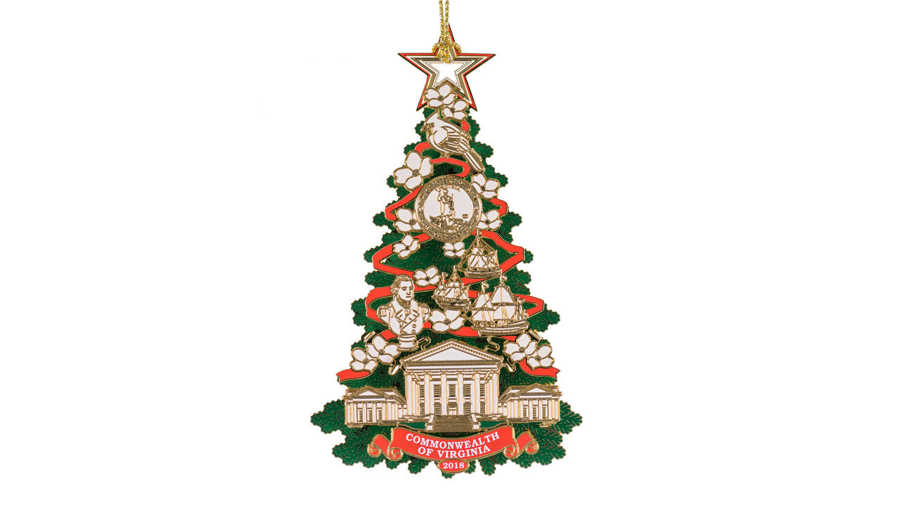 2018 Virginia history ornament